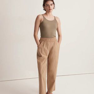 NWT medium Madewell Brightside Tank Top Distant Surplus olive military green